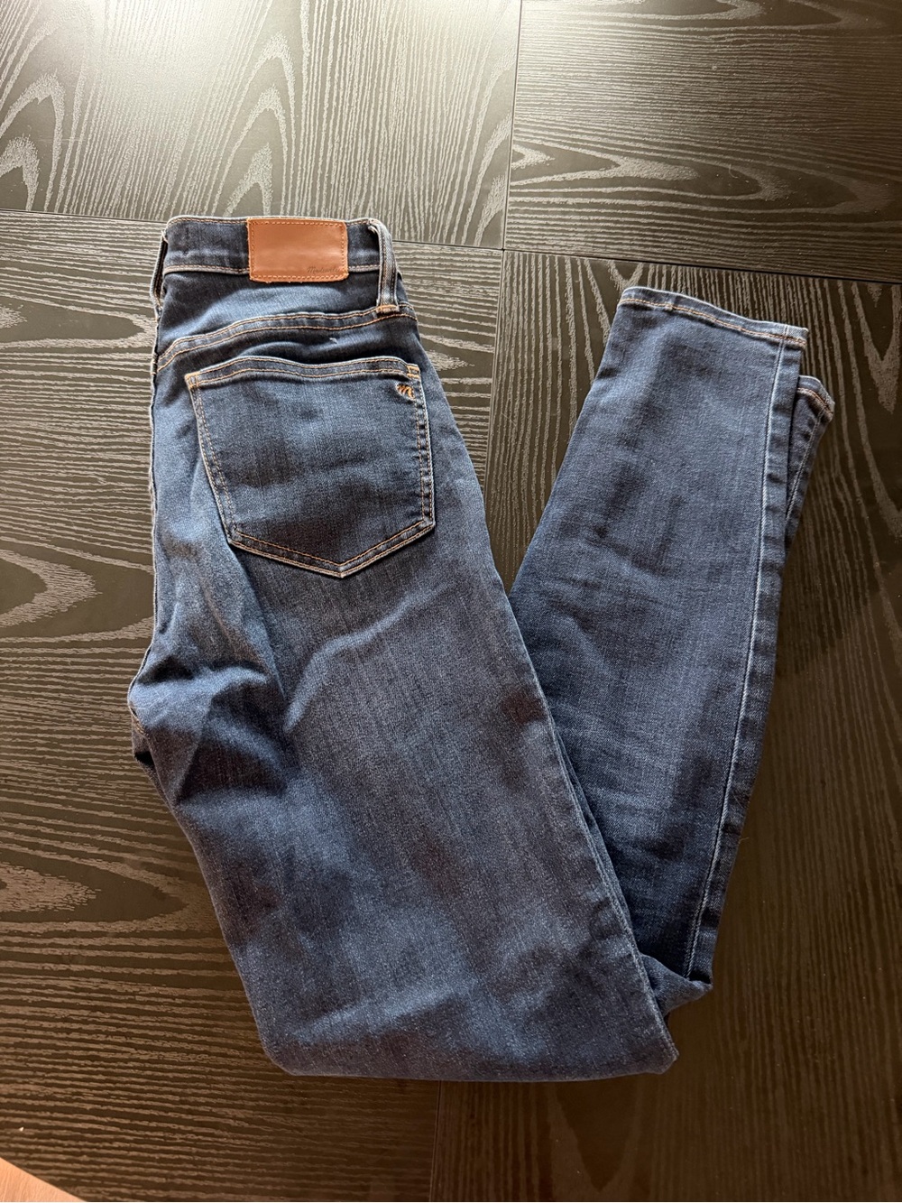 Madewell Jeans Womens 9" High Rise Skinny Size 26 Blue Denim Adult Cotton